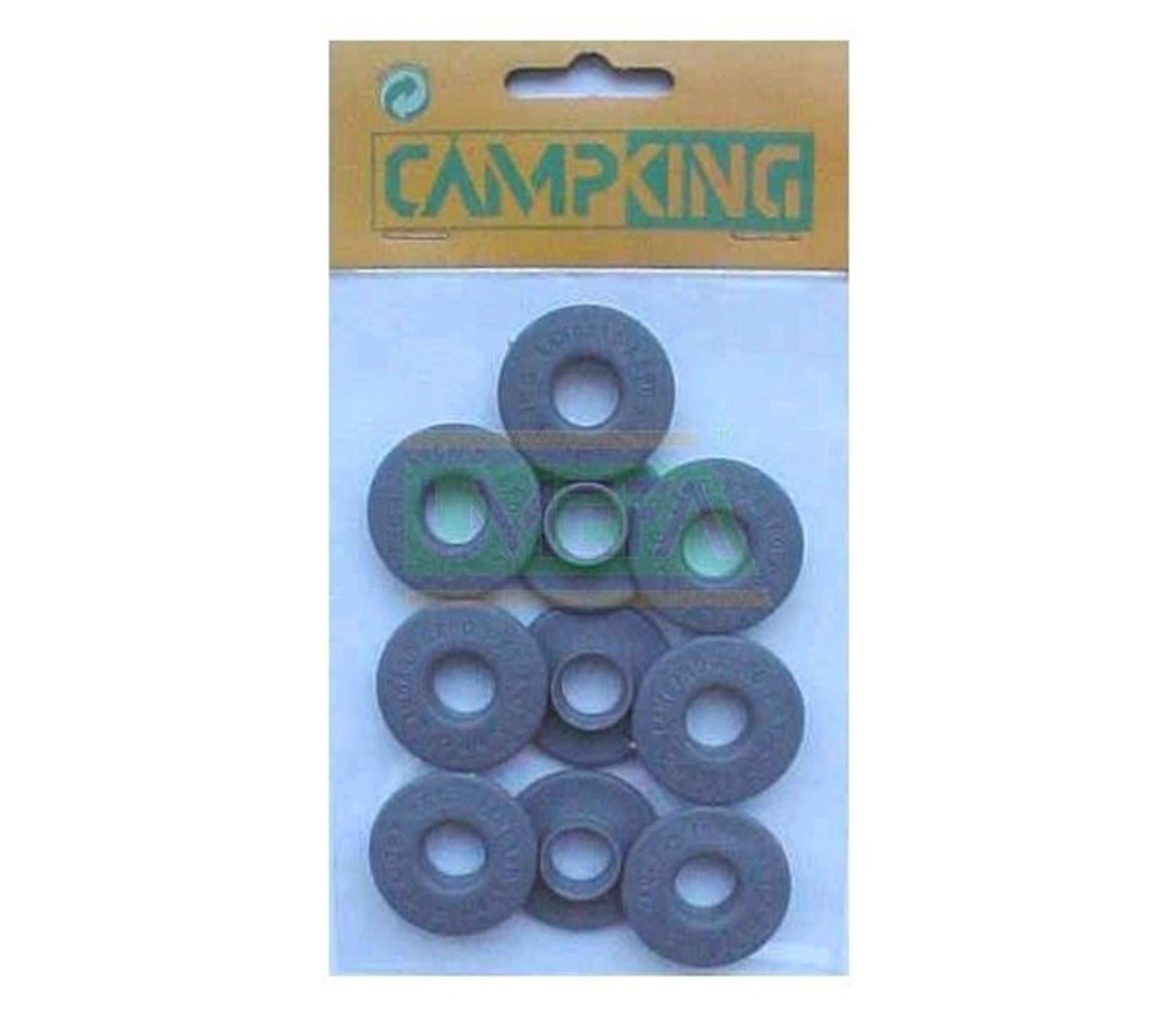 Campking umefa chaussettes de voile plastique gris 10 pcs