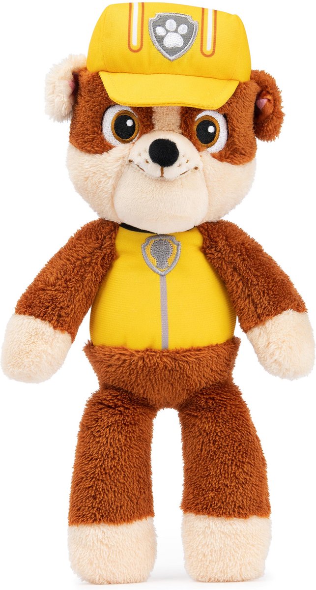Paw Patrol Gund - peluche décombres avec bras longs de 33 cm - jaune et marron