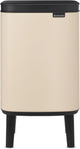 Brabantia bo hi poubelle - 4 litres - salle de bain - beige doux