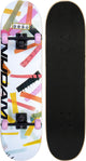 Nijdam skateboard classique - high time - rose blanc