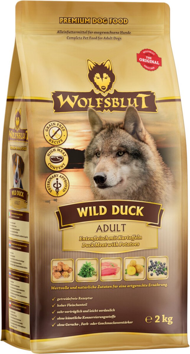 Wolfsblut canard sauvage adulte 2 kg