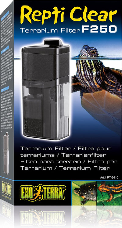 Exo terra filtre repti clear - f250 terrarium proderma - naturel