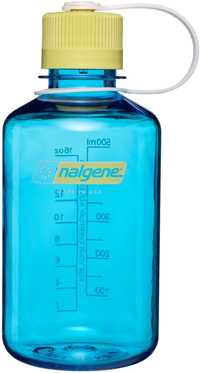 Nalgene - bouteille à goulot étroit - gourde - bouteille d'eau - 500 ml - atoll bleu w endive sustain nouveau !