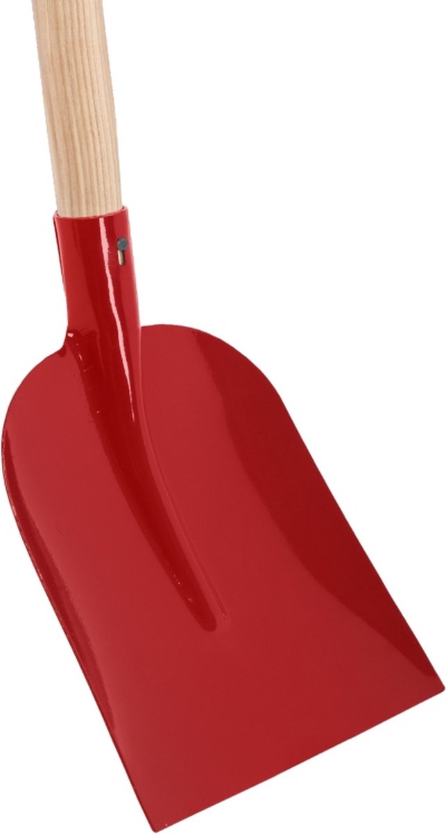 Outils Talen – pelle à béton – acier trempé – rouge – manche en bois de frêne – 130 cm