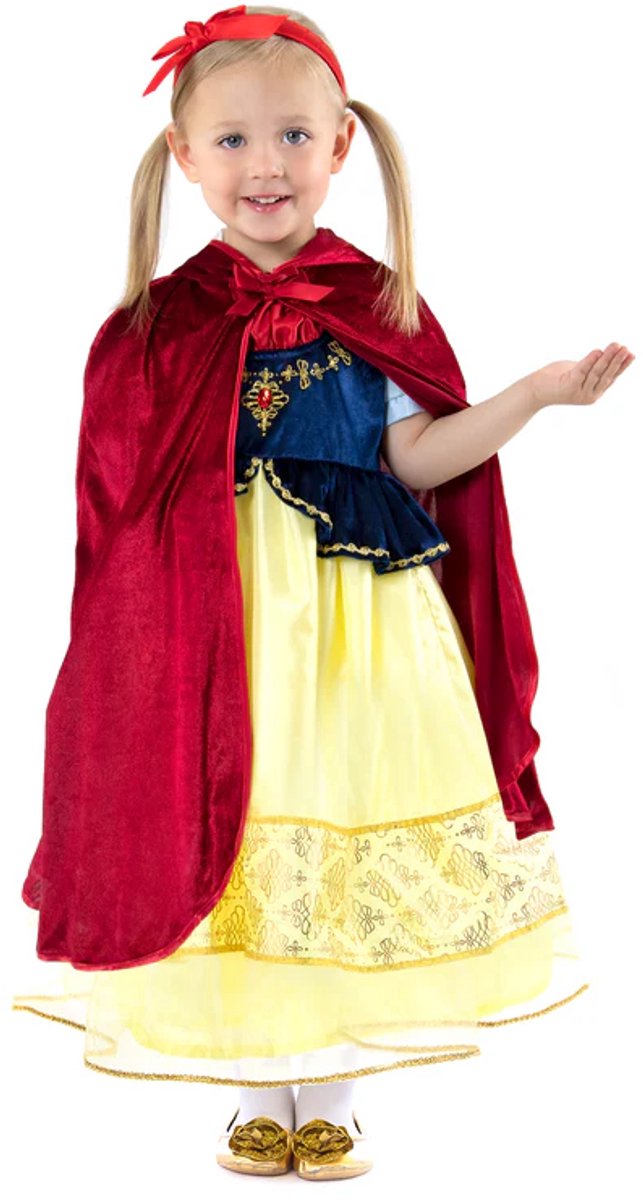 Petites aventures - cape rouge à capuche - taille L XL (5-9 ans)
