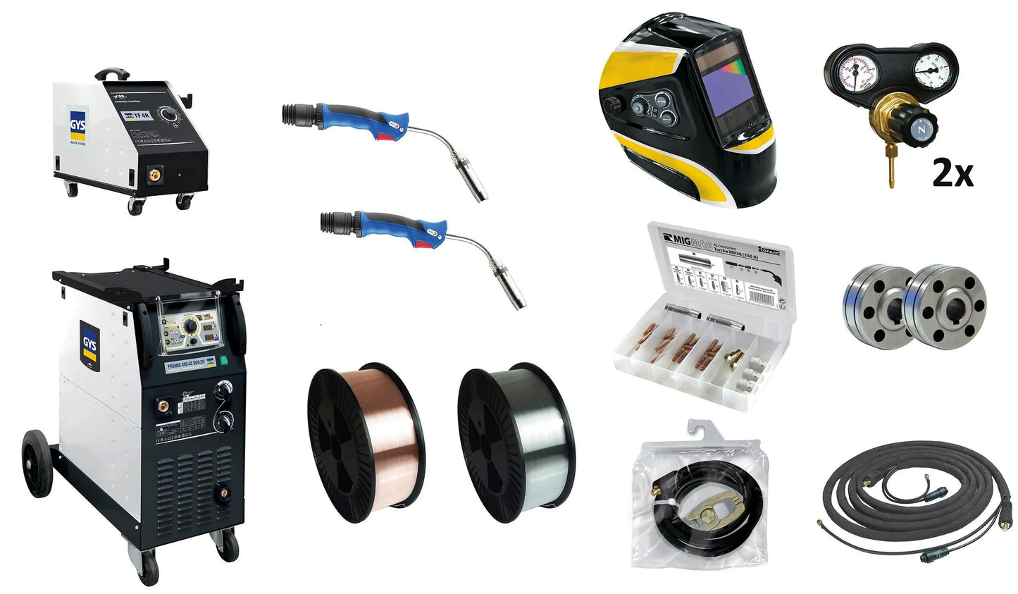 Gys Welding Machine PROMIG 400-4S Duo DV Set