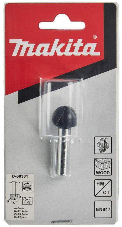Makita accessoires coupe-profil creux 15,8x12,7 s8 - d-68301 d-68301