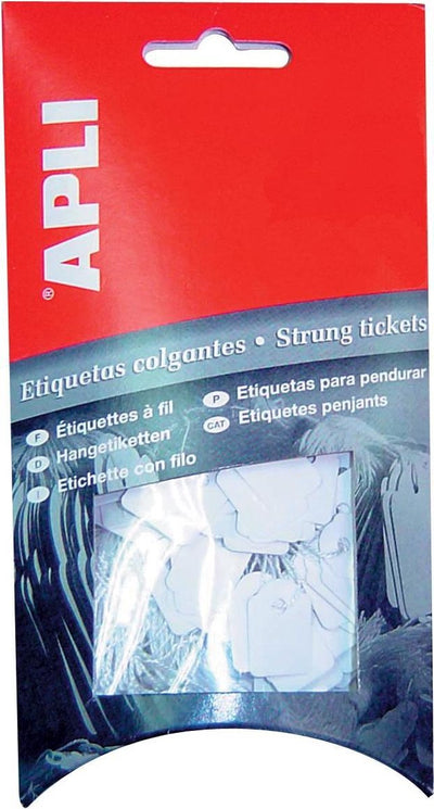 Étiquettes en fil Apli pi 28 x 43 mm (l x h) (7012) | caisse de 100 pièces