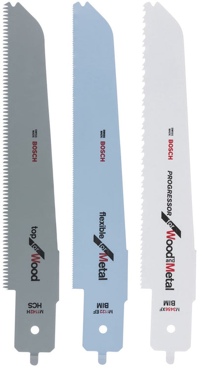 Bosch jeu de 3 lames de scie sauteuse pour scie multiple pfz 500 e - m 1142 h - m 3456 xf - m 1122 ef - 3 pièces