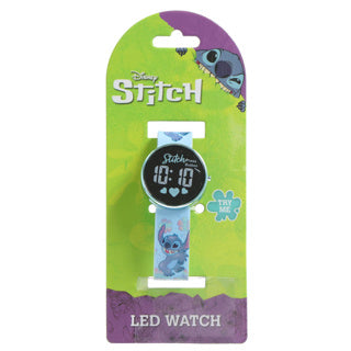 Montre Accutime Stitch LED ronde, batterie remplaçable | 3 pièces