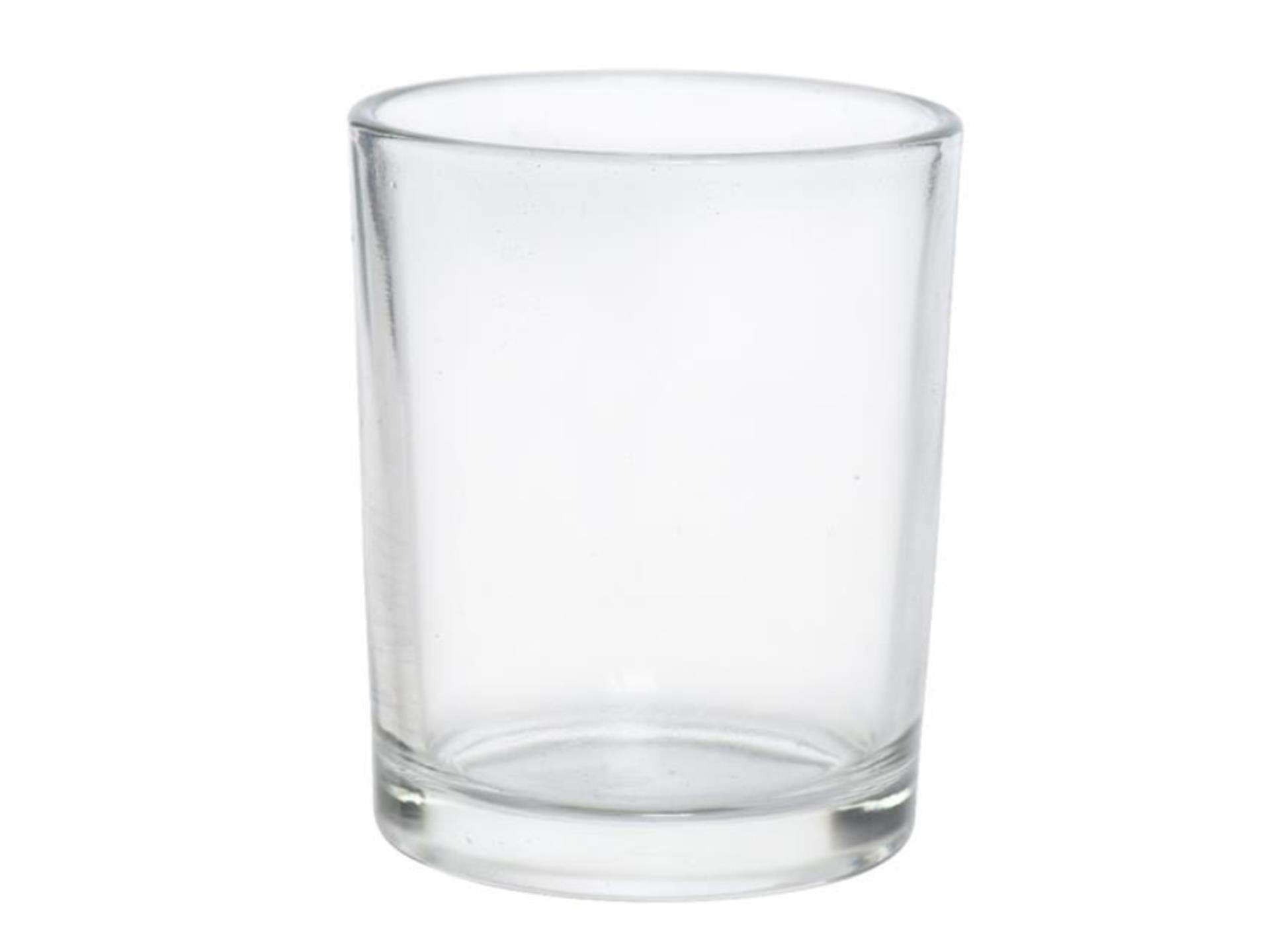 Photophore Cozydecor verre transparent 5x6,5cm