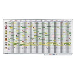 Agenda annuel legamaster 100x200 75 personnes surface émaillée