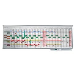 Agenda annuel professionnel legamaster aluminium 1500x750mm blanc