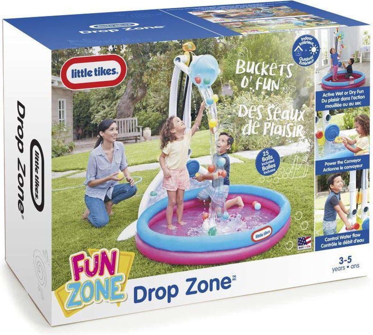 Ensemble de jeu Mattel Little Tikes Drop Zone avec piscine