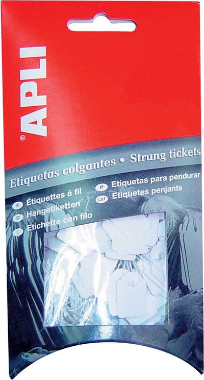 Étiquettes en fil Apli pi 13 x 20 mm (l x h) (7008) | caisse de 200 pièces