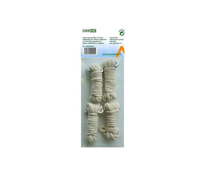 Campking umefa guy line coton 3 mmx4 mtr 4 pcs