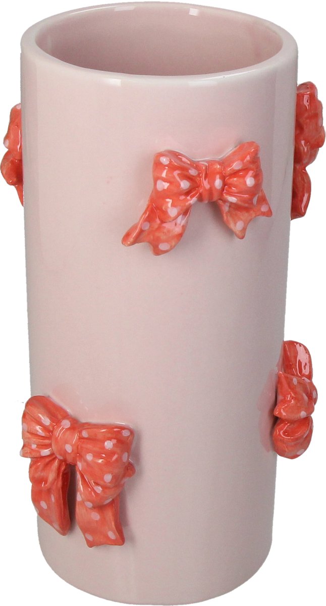 Vase collection Hd noeud faïence 13x13x22,5cm