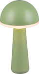 Rl live your light reality fungo - lampe de table - vert pistache - incl. 1x SMD 2W - couleur de lumière réglable - intensité variable en continu - rechargeable - sans fil - éclairage extérieur - IP54