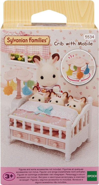 Lit familial Sylvanian pour triplés avec mobilier de maison de poupée mobile 5534