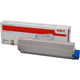 Cartouche de toner oki 44844505 no. 831 jaune