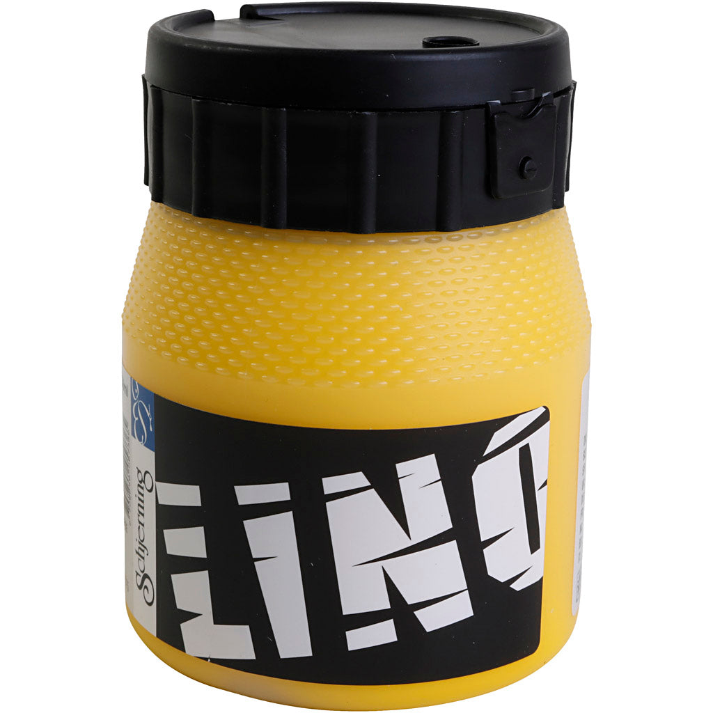 Creativ Company Linoleum Paint jaune, 250 ml