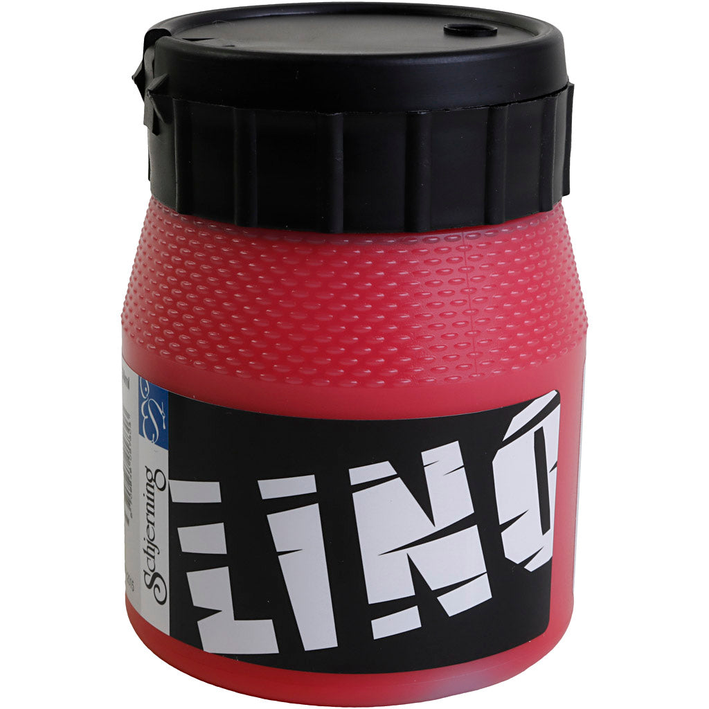 Creativ Company Linoleum Paint rouge, 250 ml