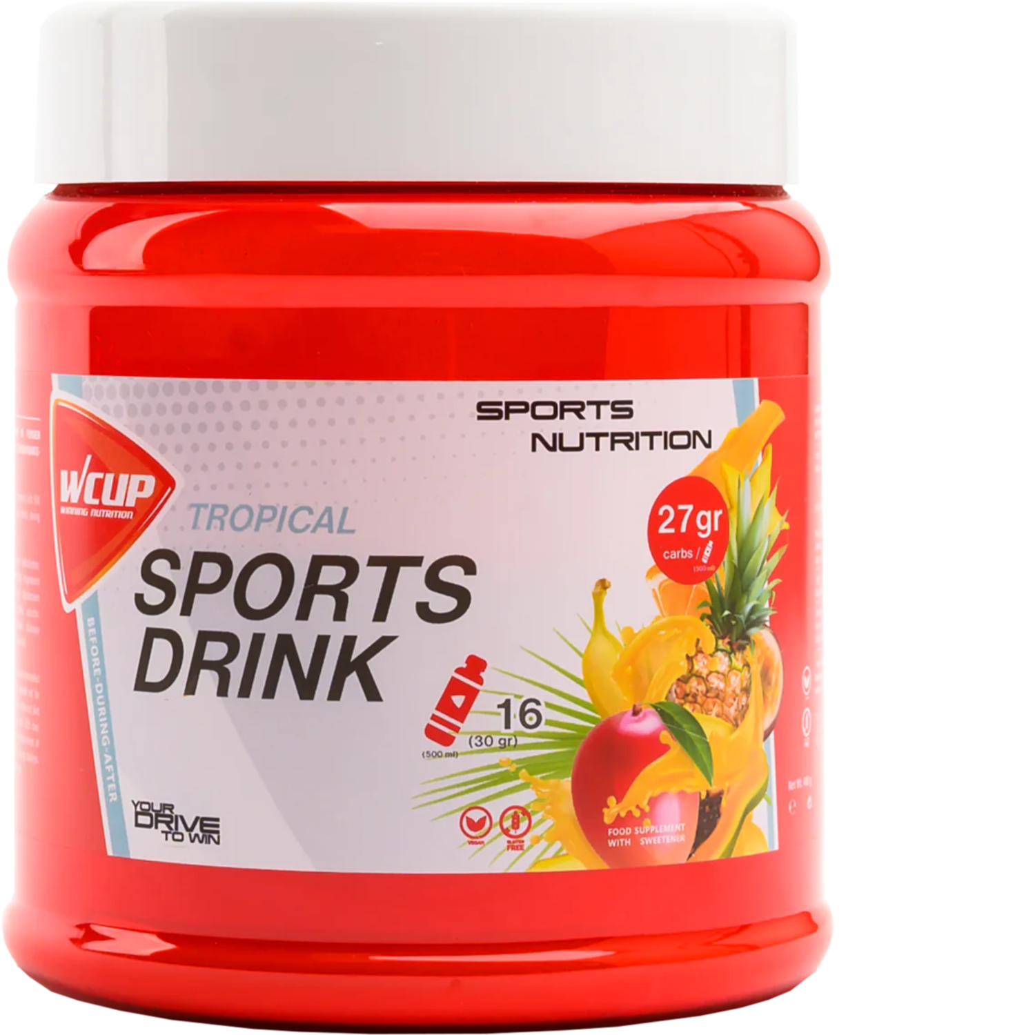 WCUP - Drink de sportive 480 grammes
