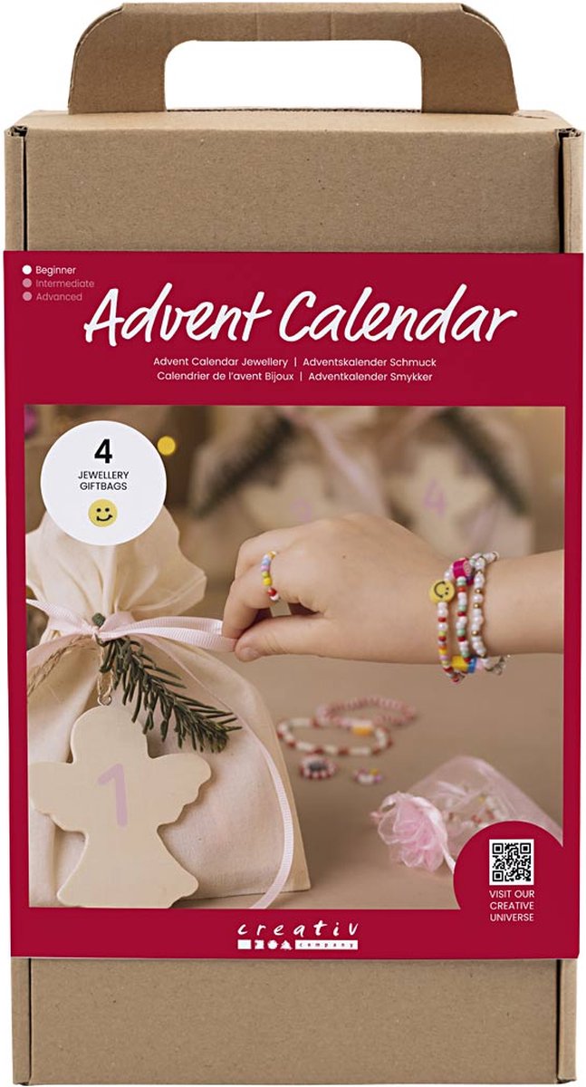 Bijoux de calendrier de l'avent Creativ company, bijoux, 1 boîte