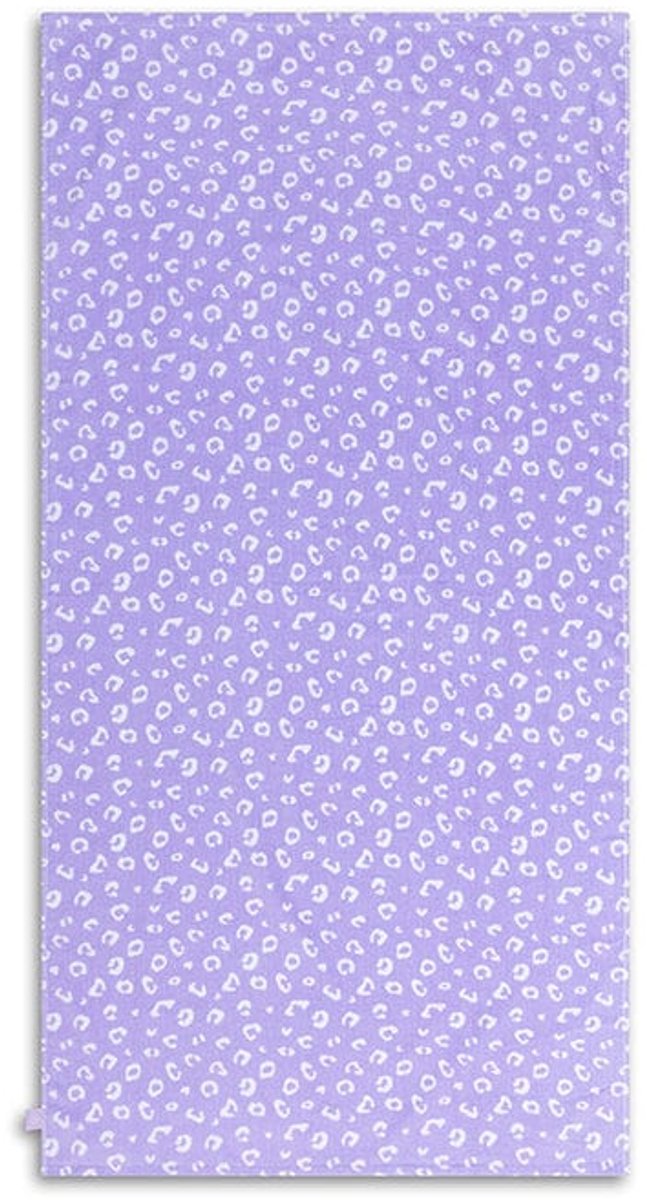 Léopard | Serviette de coton Lila 135 x 65 cm