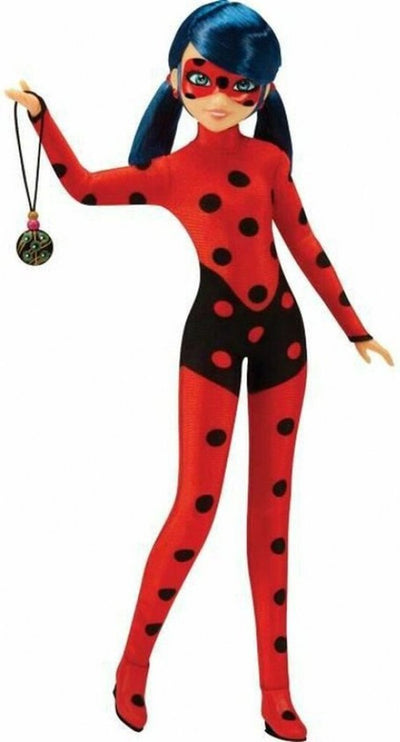 Bandai - miraculeux - poupée - marinette - porte-bonheur coccinelle - poupée mannequin articulée 26 cm - p50012
