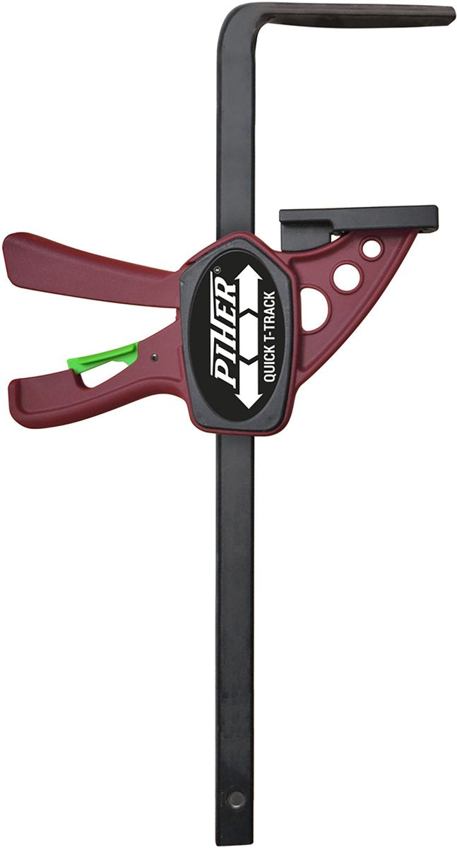 Pince à colle Piher - pince à une main mini quick t-track - pince à dégagement rapide - 22 cm - 1 pièce