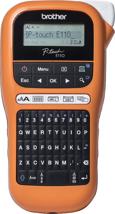 Imprimante d'étiquettes couleur thermique directe Brother pt-e110vp 180 x 180 dpi