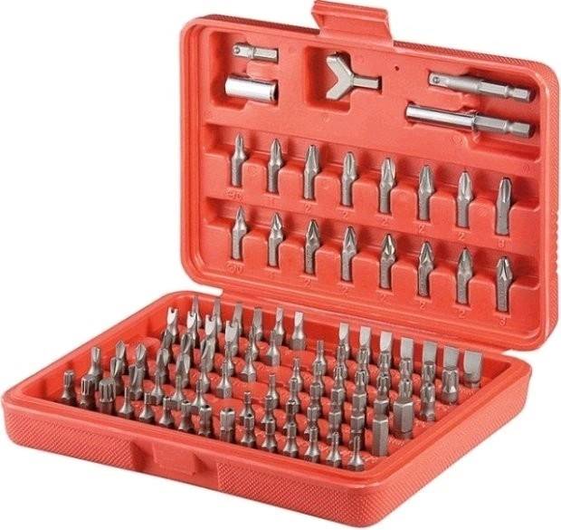 Jeu d'embouts Fixpoint 100 pièces dans une boîte de rangement - 6480212