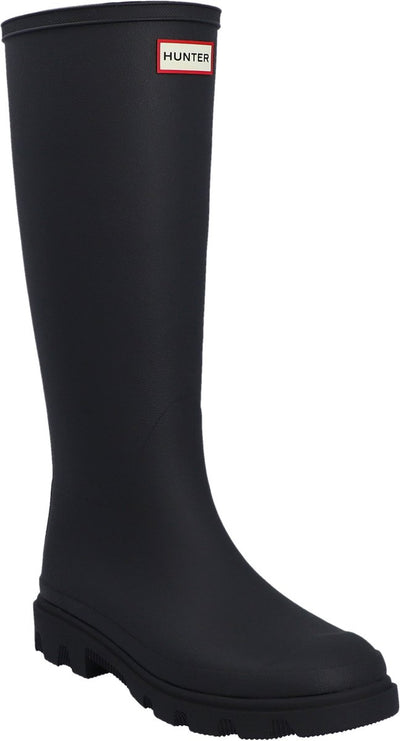 Bottes de pluie unisexes Hunter Downpour Tall Insulated Boot - noir