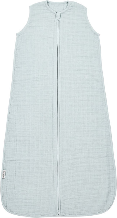 Meyco baby uni gigoteuse d'été bébé - hydrophile prélavée - gris bleu - 110 cm - 0,5 tog