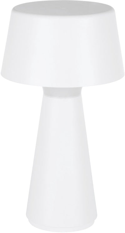 Lampe de table Eglo scorrano - variateur tactile - sans fil - 29 cm - blanc - lumière blanche orientable - rechargeable - pour intérieur et extérieur