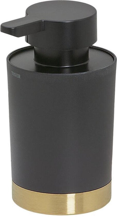 Tiger tune - distributeur de savon 180 ml - sur pied - or brossé noir