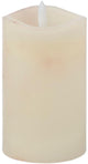 Bougie LED Arti casa - minuterie 6 heures - fonctionne sur batterie - 7,5 x 12 cm - ivoire