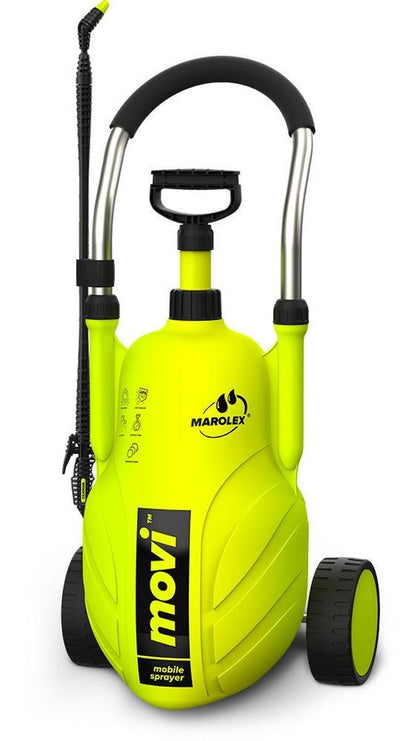 Marolex movi - pulvérisateur à pression 16l sur roues - brumisateur - désherbage - pulvérisateur de mauvaises herbes - désinfection