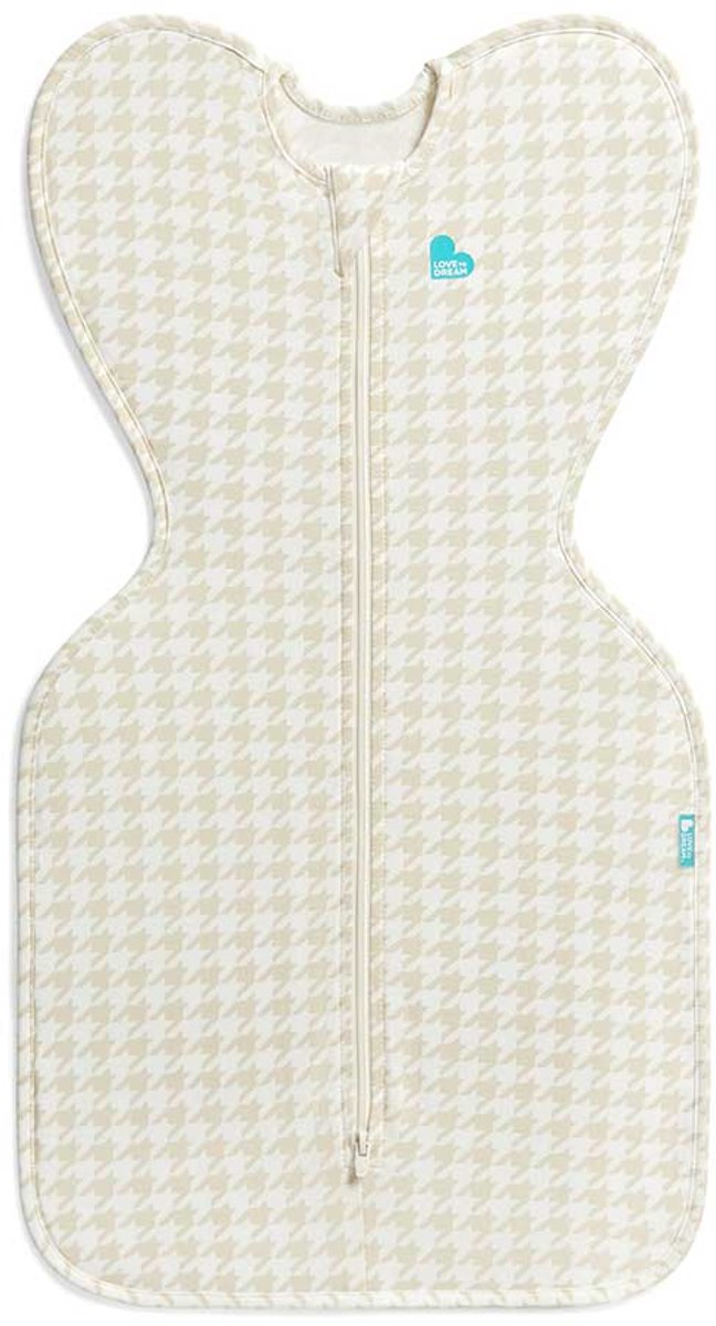 Gigoteuse bébé Love to dream ™ swaddle up™ - emmaillotage - bébé 3-6 mois - 6- 8,5 kg - toutes saisons - 1,0 tog - pied-de-poule