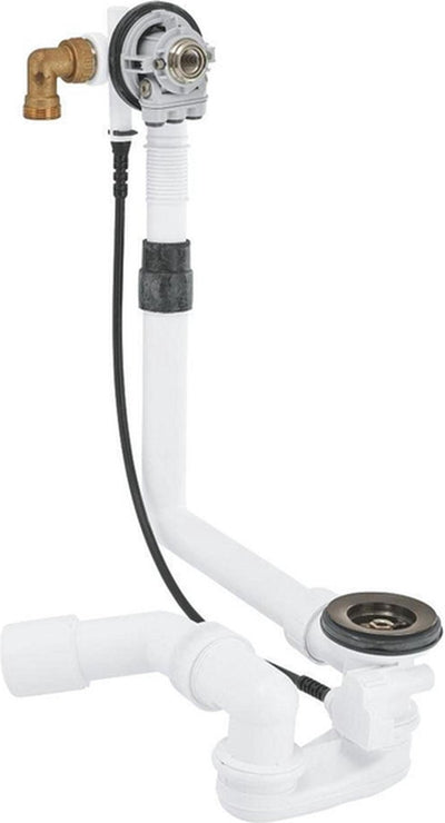 Robinet de baignoire, vidage et trop-plein Grohe talentofill - pour baignoires standard - graphite dur brossé (anthracite mat)