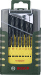 Bosch jeu de forets à métaux hss-r - 1-10 mm - 19 pièces