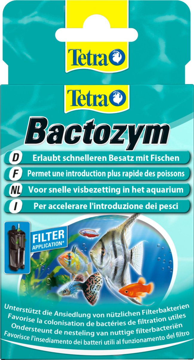 Tetra aqua bactozym - améliorants d'eau - 10 pièces