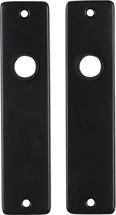 Bouclier de porte Starx - Store à bouclier court - Ferrure de porte intérieure - Aluminium - Noir
