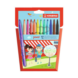Ensemble de stylo de feutre stabilo -tip avec 12 pièces