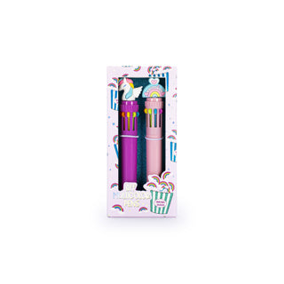 Dream pop lot de 2 stylos multicolores licorne | 6 pièces