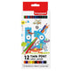 Bruynzeel Kids Twin Point Colored Crayons, 12st.
