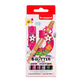 Bruynzeel feutres à paillettes pastel 6 pièces | 3 pièces - afbeelding 1