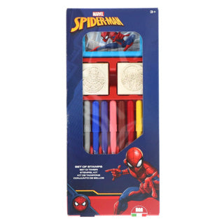 Jeu de tampons de couleur Spiderman 13 pièces