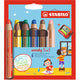 Crayons de couleur Stabilo Woody 3in1 - 6 couleurs